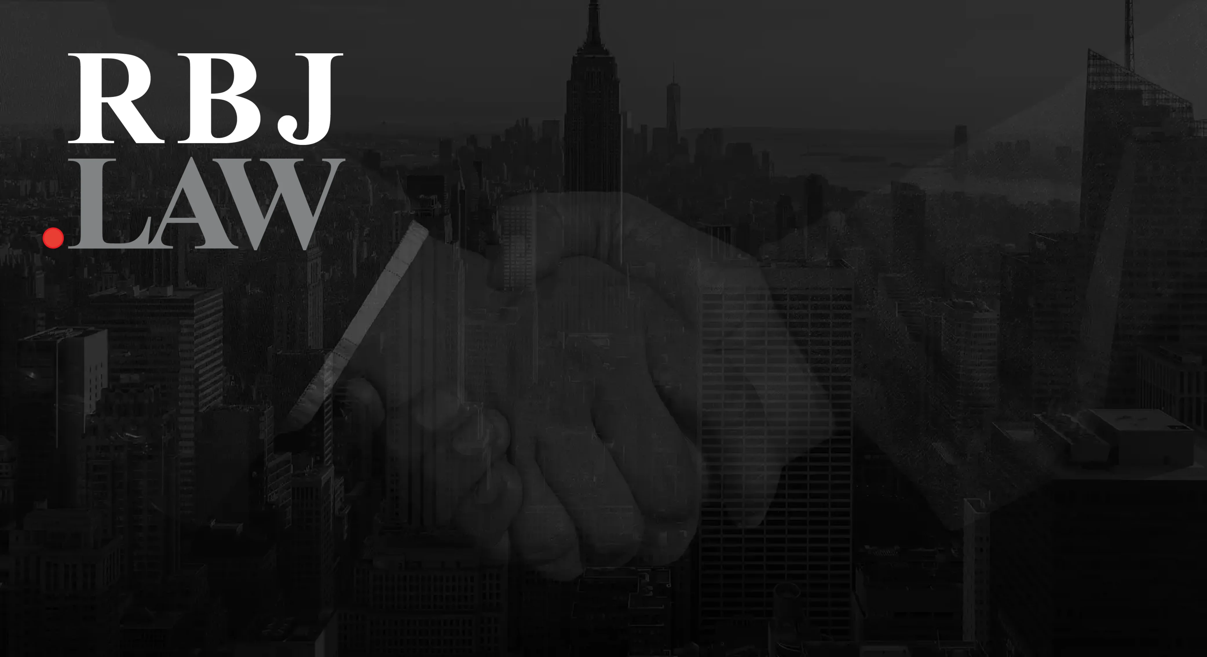 RBJ.LAW – uścisk dłoni na tle panoramy Nowego Jorku